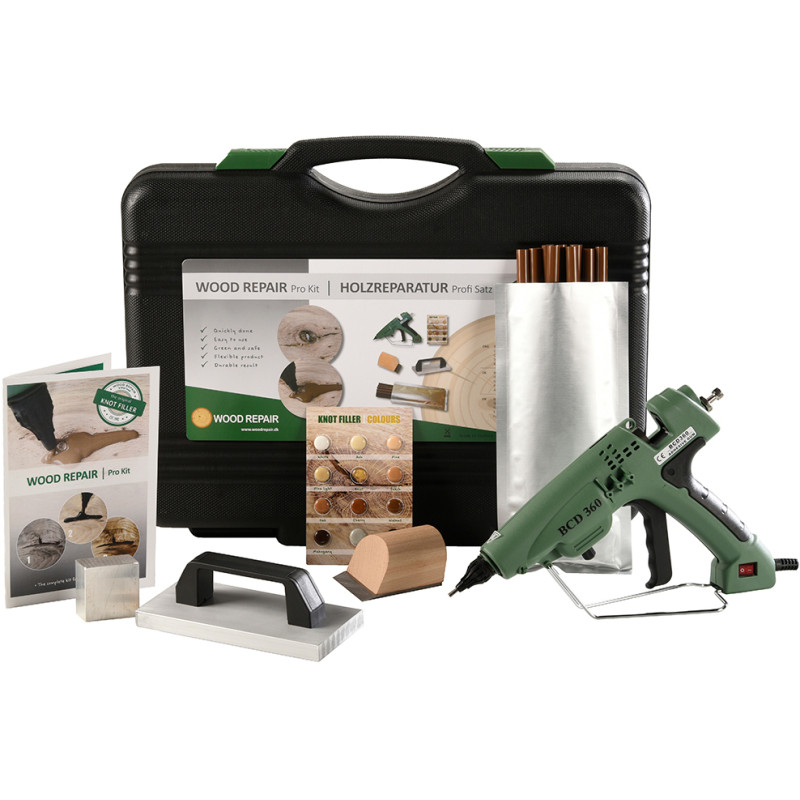 Wood Repair PRO KIT Wood Repair kit for Knot Filler repairs